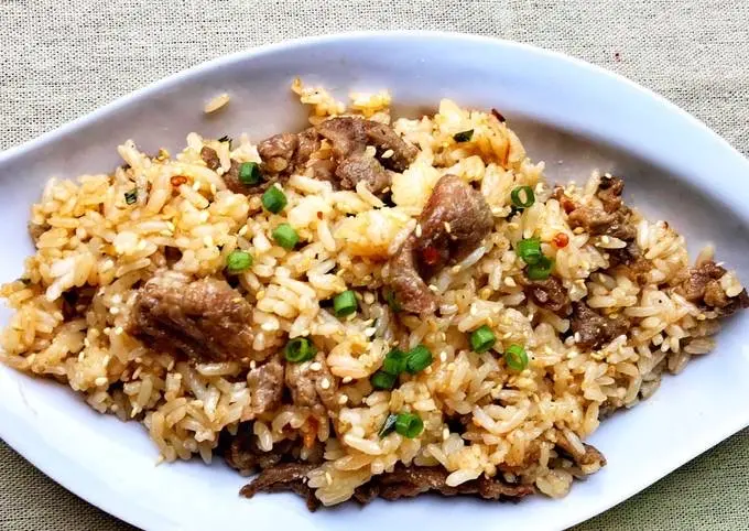 Hình ảnh Cơm chiên bò sate