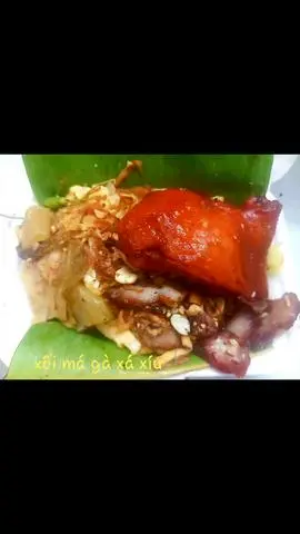 Hình ảnh Xôi gà miếng xá xíu
