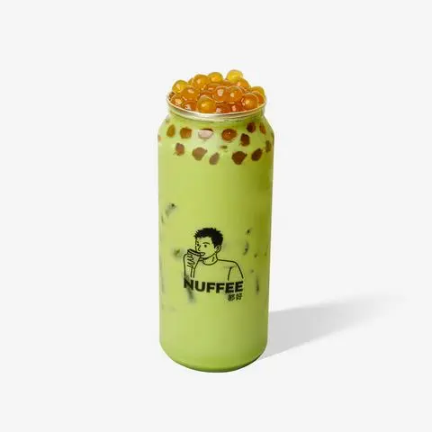 Hình ảnh Trà sữa matcha hoàng kim (đóng lon)