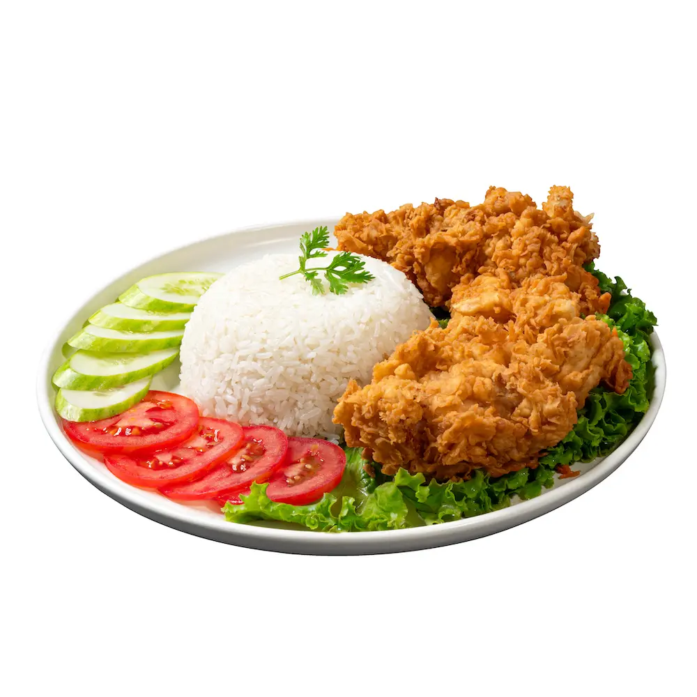 Hình ảnh Cơm gà không xương chiên giòn
