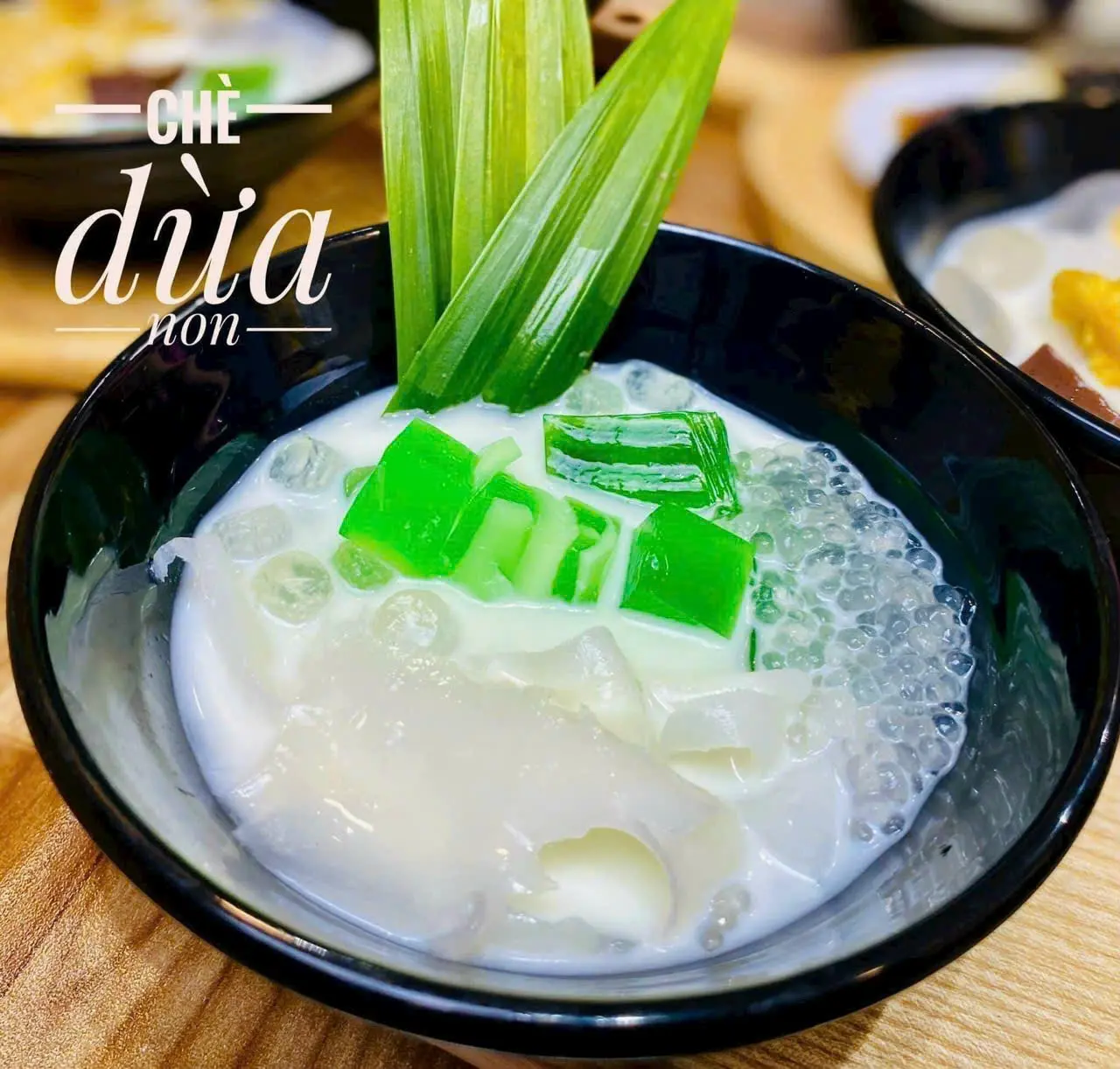 Hình ảnh chè dừa non ( ít ngọt)