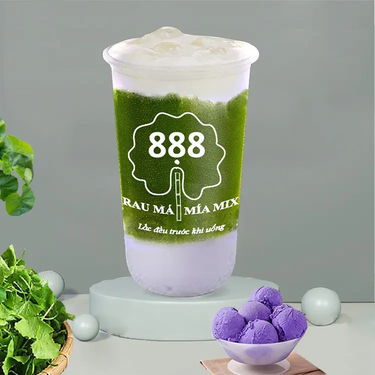 Hình ảnh CB6: Rau Má Khoai Môn, Trân Châu Trắng . Thạch Lá Dứa