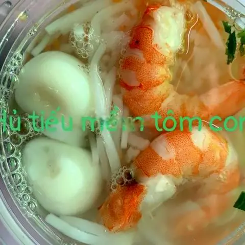 Hình ảnh Hủ tiếu mềm tôm con nước lỏng