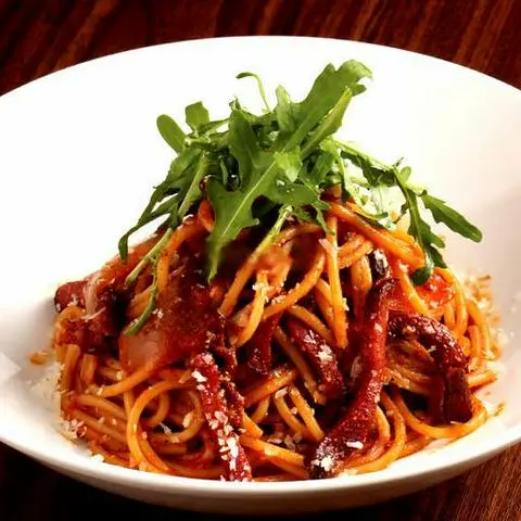 Hình ảnh Smoked beef tongue spaghetti