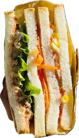 Hình ảnh Sandwich Thanh cua cá ngừ mayo