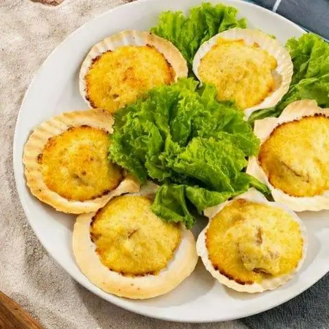 Hình ảnh Sò điệp nướng phô mai