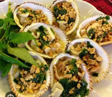 Hình ảnh Sò dương nướng mỡ hành