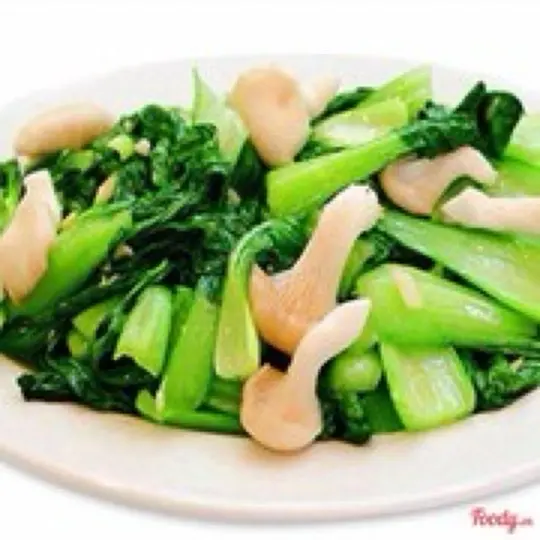 Hình ảnh Cải thìa xào nấm