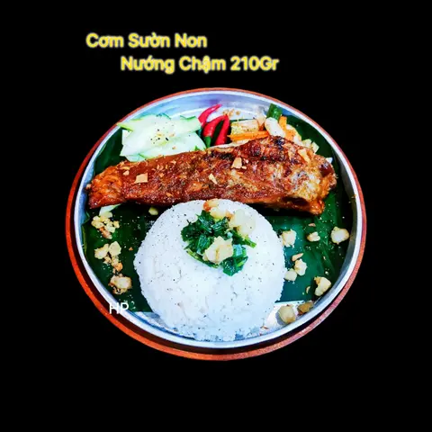 Hình ảnh Cơm Sườn Non Nướng Chậm 