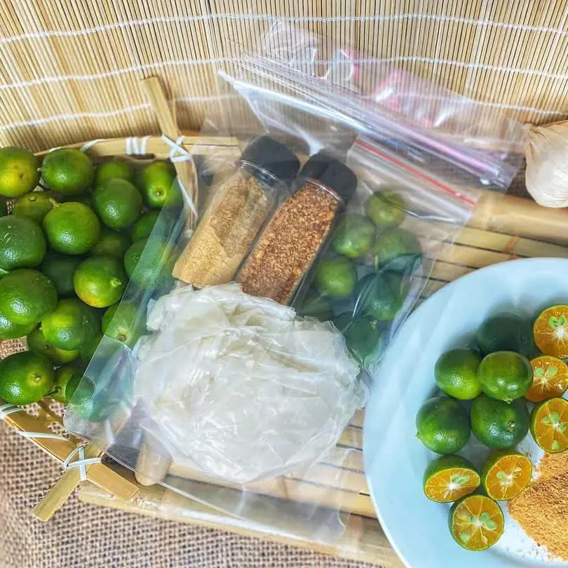 Hình ảnh Set Phơi Sương Muối NHUYỄN - Muối TÔM HẠT