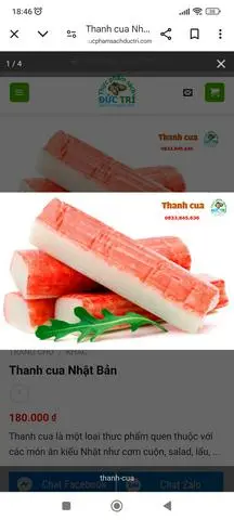 Hình ảnh Thanh Cua - 1 thanh dài 