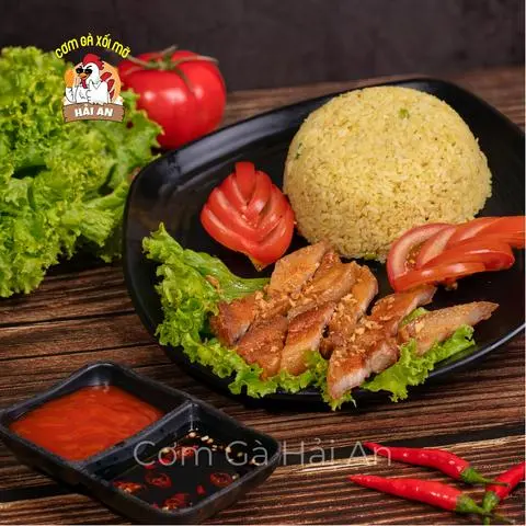Hình ảnh Cơm Ba Rọi Xốt Mắm Tỏi