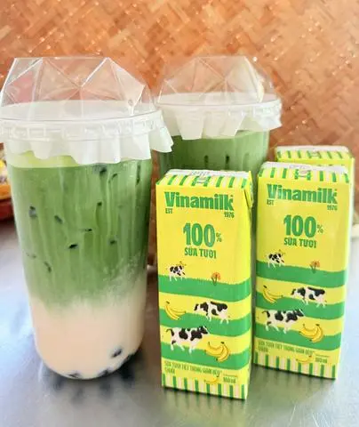 Hình ảnh Matcha sữa chuối