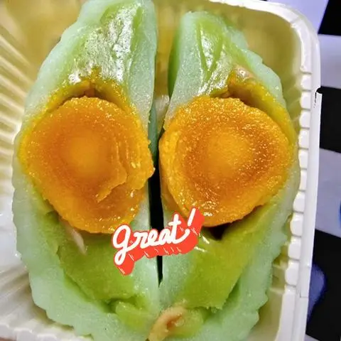 Hình ảnh 1 Bánh dẻo lá dứa 1 trứng siêu ngon ít ngọt 200gr