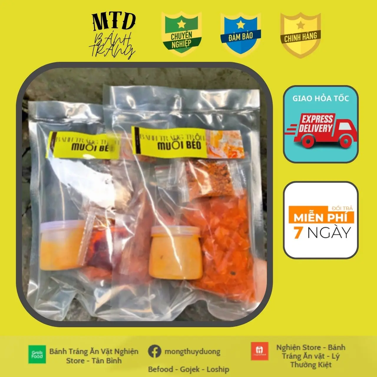 Hình ảnh Bánh Tráng Trộn - Muối Béo (S39)