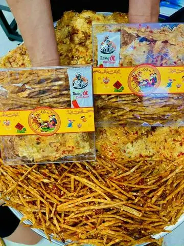Hình ảnh Khô cá thiều miếng mix khô thiều sợi 