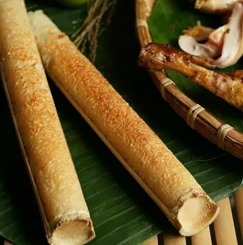 Hình ảnh 3 Ống Cơm Lam Nước Cốt Dừa Ngũ Sắc