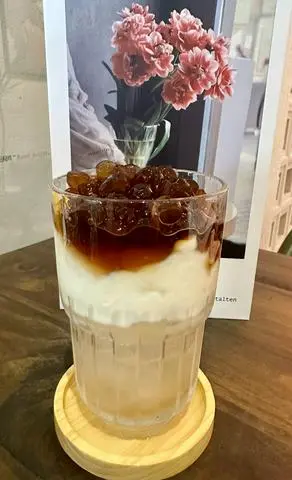 Hình ảnh Sữa chua cafe trân châu