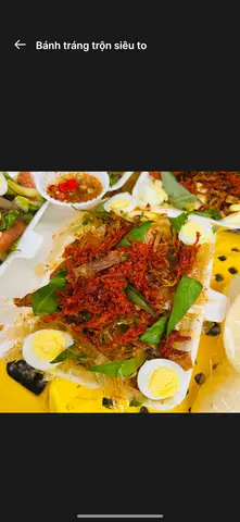 Hình ảnh Bánh tráng trộn siêu to