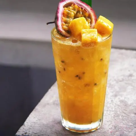 Hình ảnh trà xoài chanh dây
