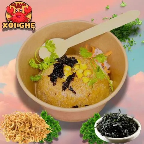 Hình ảnh Xôi chay vỏ giòn