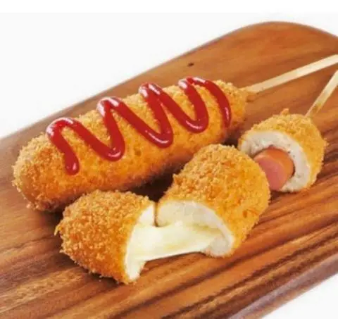 Hình ảnh hotdog phô mai xúc xích