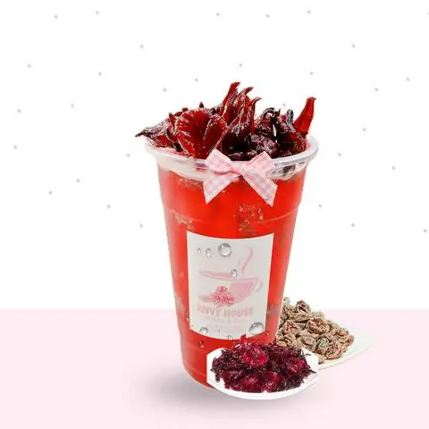 Hình ảnh Trà Hibiscus Xí Muội 700ml