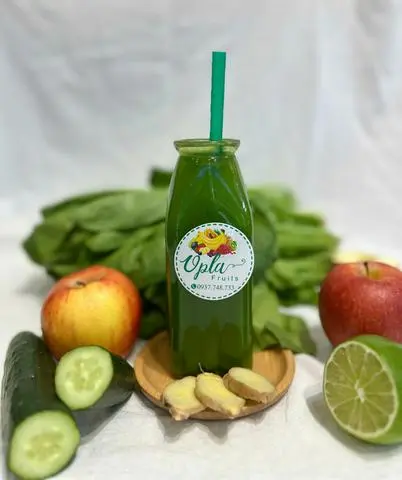 Hình ảnh (D4) Chanh - táo - gừng - bó xôi - dưa leo