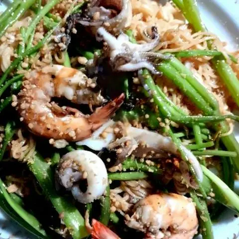 Hình ảnh Mì xào hải sản