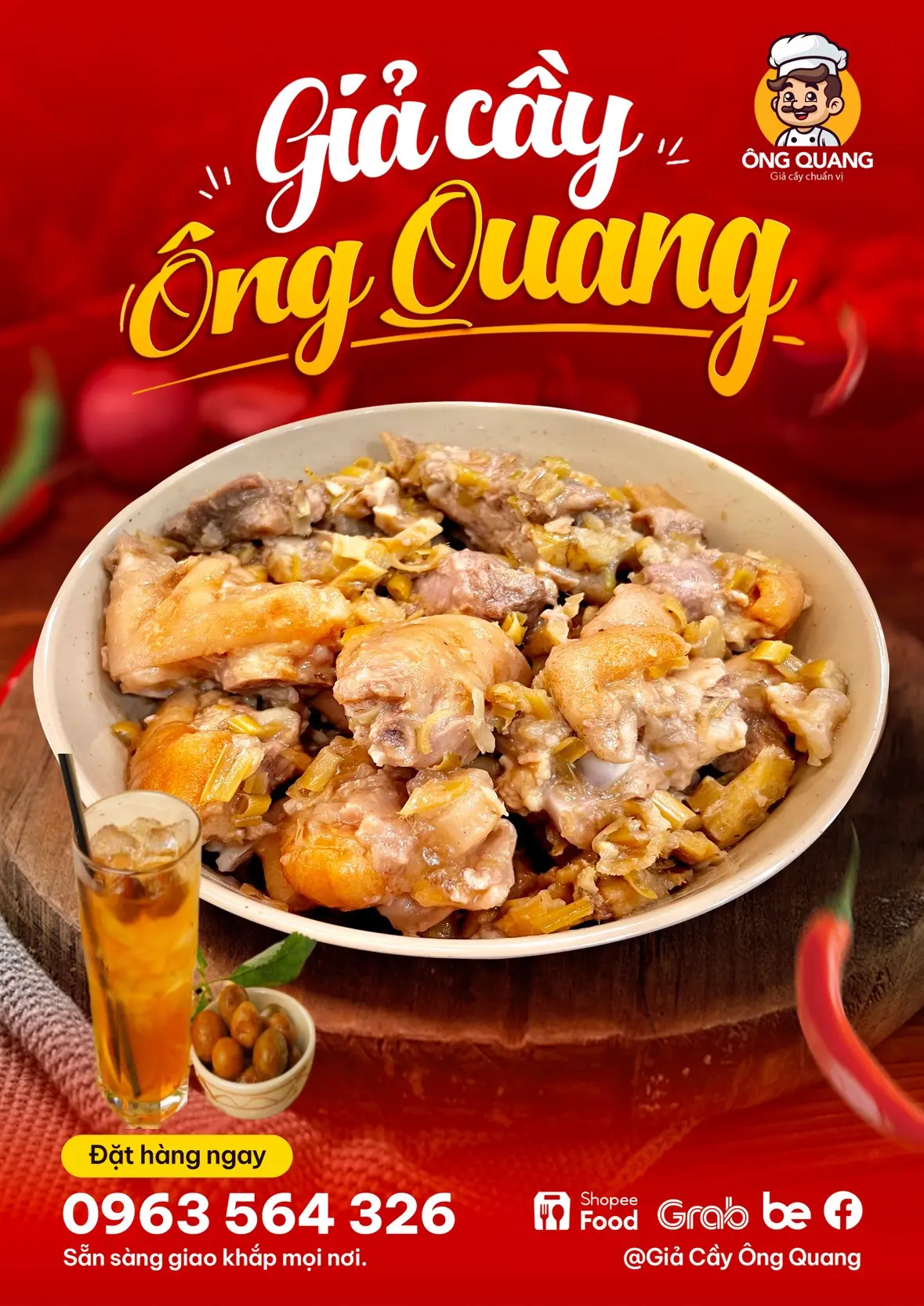 Hình ảnh Bún Giò Heo Giả Cầy phần nhỏ + 1 ly nước mơ