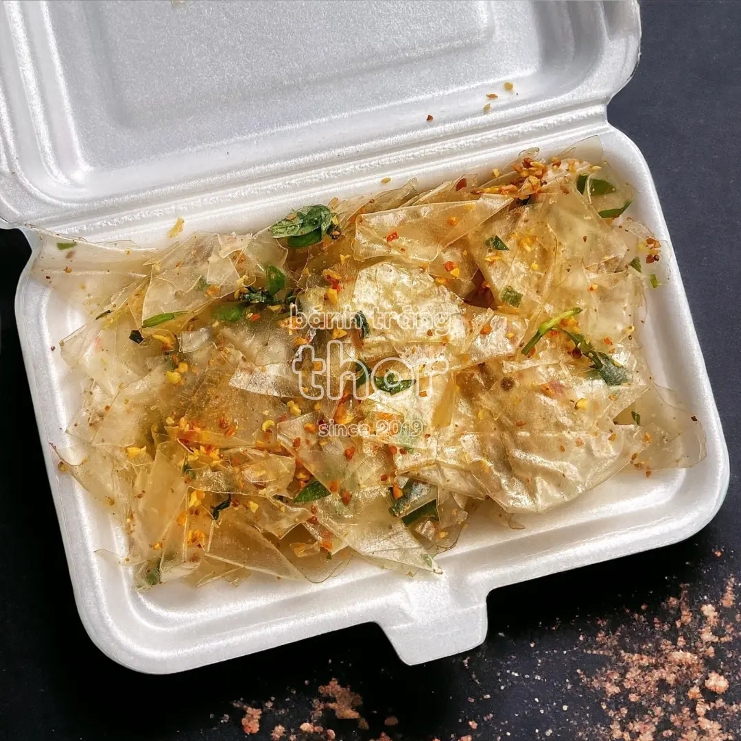 Hình ảnh Bánh tráng sa tế tỏi