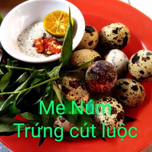Hình ảnh Trứng cút lộn luộc nước dừa