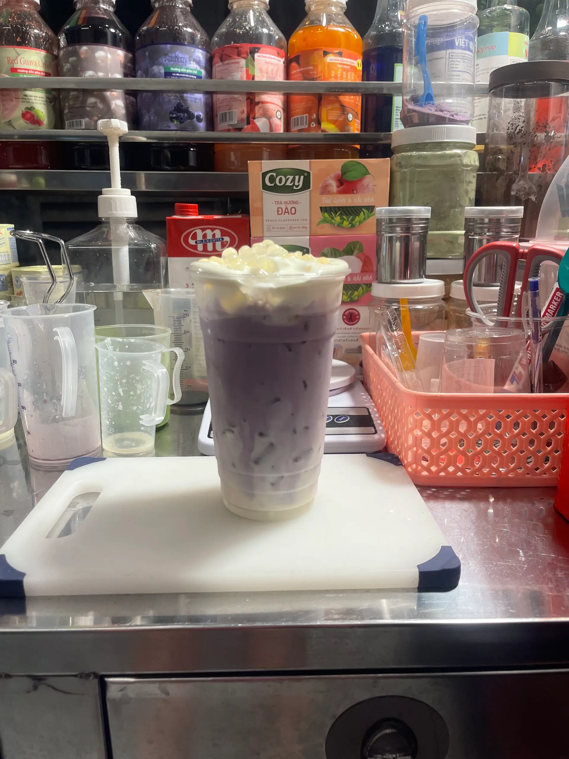 Hình ảnh Khoai Môn Latte Kem Muối 