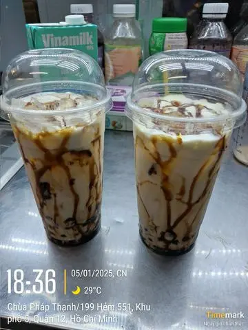Hình ảnh Sữa tươi trân châu đường đen - 700ml