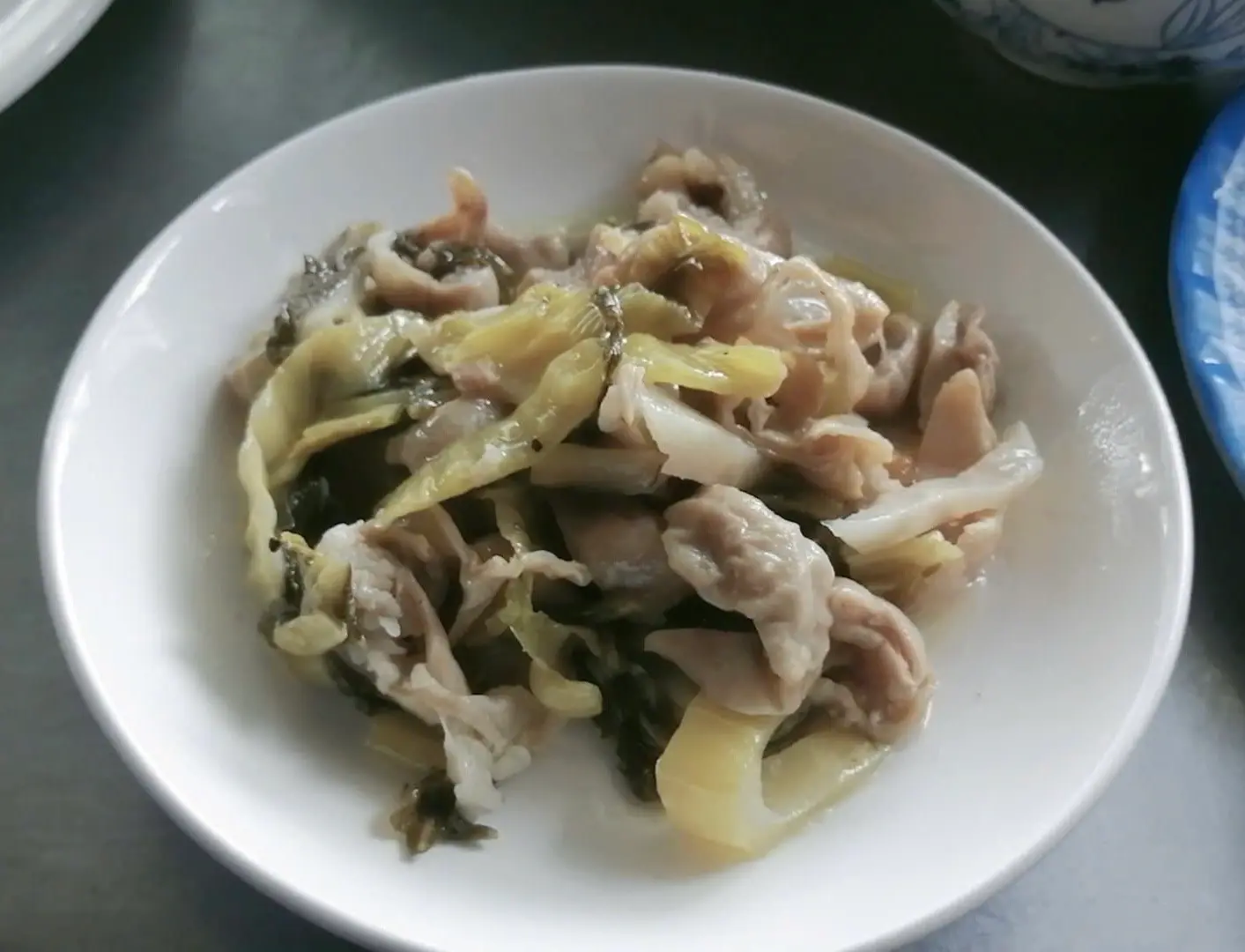 Hình ảnh Cơm lòng xào cải chua