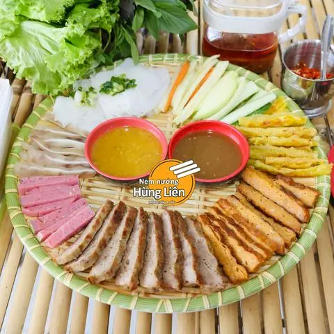 Hình ảnh Nem nướng Hùng Liên tá lả