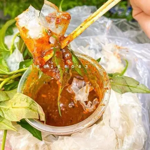 Hình ảnh Bánh tráng chấm 