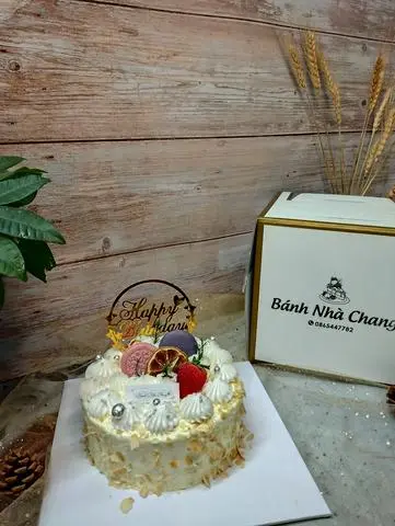 Hình ảnh bánh kem bắp size vừa