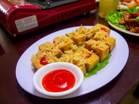 Hình ảnh Đậu hủ chà bông chay