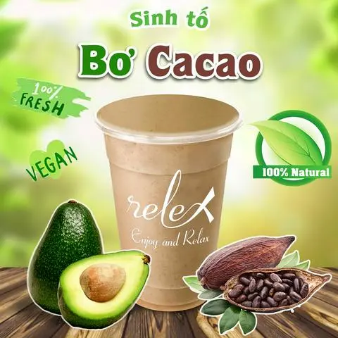 Hình ảnh Sinh tố Bơ Cacao