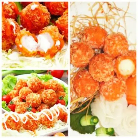 Hình ảnh cớm sốt mayonnaise 2 xiên