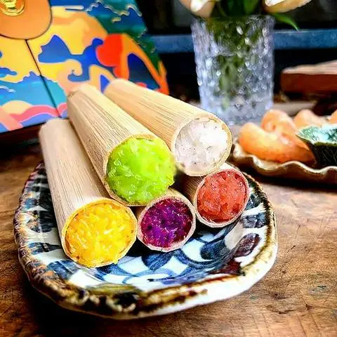 Hình ảnh Cơm lam ngũ sắc tây bắc 5 ống