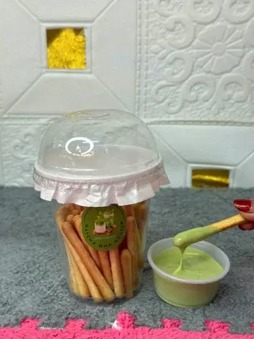 Hình ảnh Bánh quy sốt kem matcha