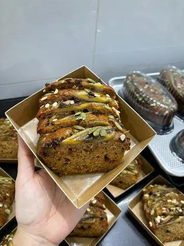 Hình ảnh bánh cake chuối nhỏ