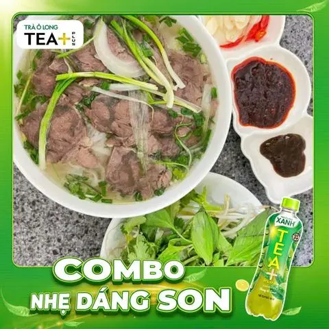 Hình ảnh Combo Mì Gói Nạm + Olong Xanh
