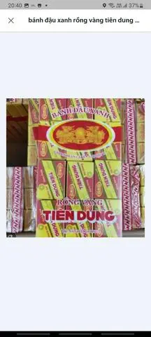 Hình ảnh bánh đậu xanh rồng vàng tiên dung loại lớn