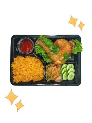 Hình ảnh Cơm chiên đùi góc tư xối mỡ