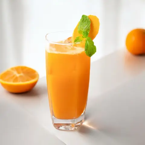 Hình ảnh Nước Ép Thơm + Cà Rốt
