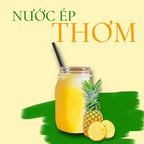 Hình ảnh Thơm ép nguyên chất - ly 700ml