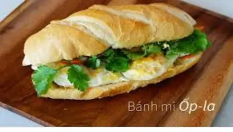 Hình ảnh Bánh mì ốp la